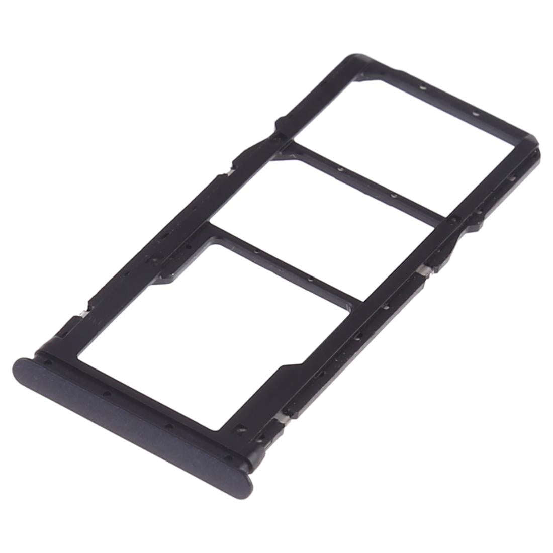 SIM Card Tray + SIM Card Tray + Micro SD Card for Xiaomi Redmi 7(Black)