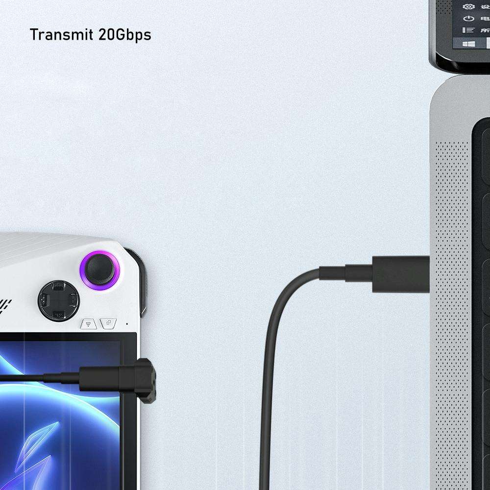For ASUS ROG Ally /Switch 20Gbps Data Adapter 8K 60Hz 140W USB-C/Type-C Fast Charge Converter(U S...