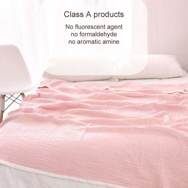Spring and Summer Thick Washed Gauze Six Layer Nap Air Conditioning Blanket, Size:150X200cm, Colo...