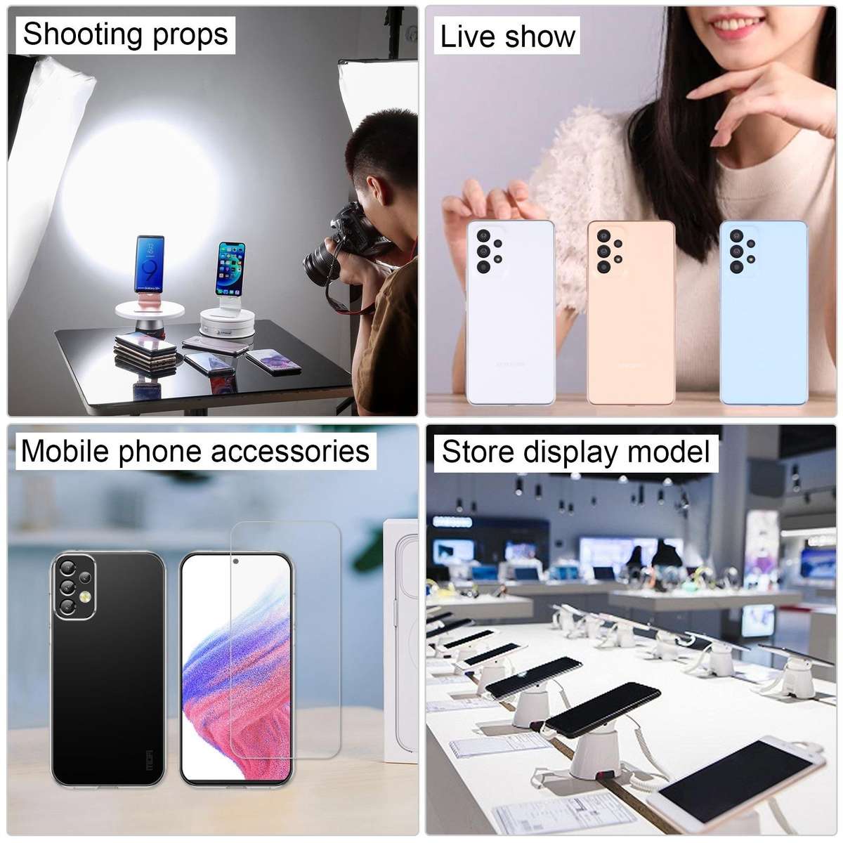 For Samsung Galaxy A53 5G Original Color Screen Non-Working Fake Dummy Display Model(Gold)