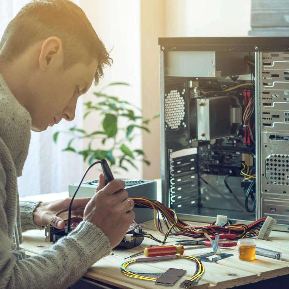 For DELL Optiplex 3020/7020/9020 8-Pin Power Cord ATX 24P To 8P Cable(30cm)