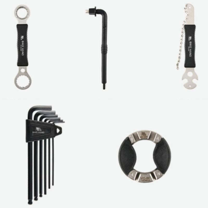 BIKEHAND Bicycle Tool Box Set Renovation Vehicle Tool Kit Riding Equipment Accessories