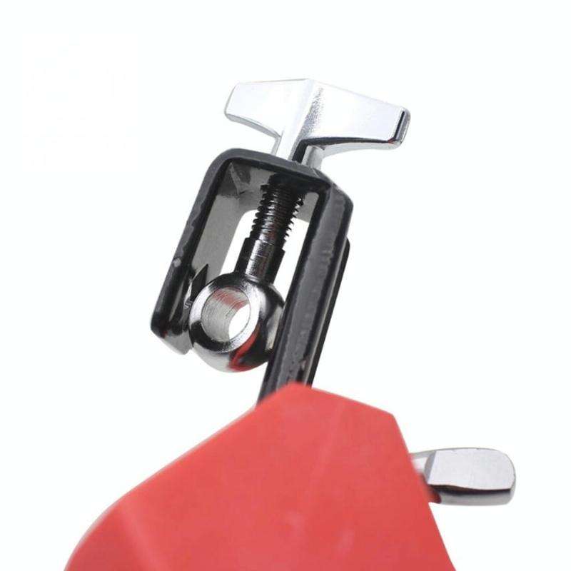 Plastic Cowbell Drum Kindergarten Teaching Aid Percussion(Red Large)