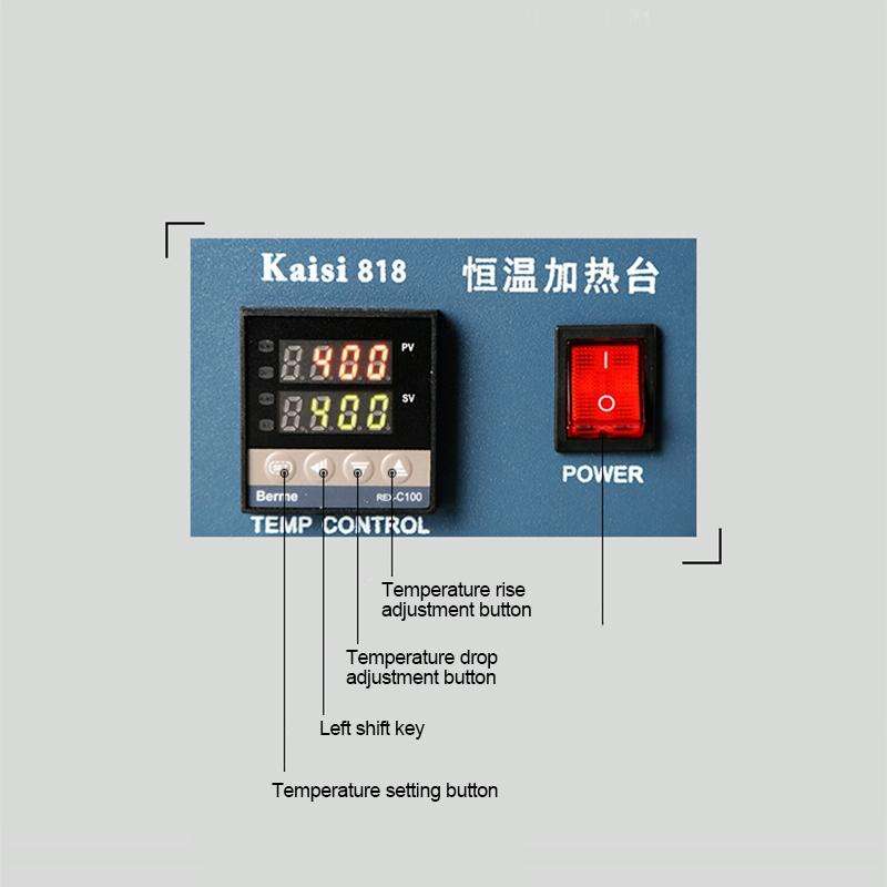 Kaisi 818 Heating Station Constant Temperature Heating Plate, EU Plug