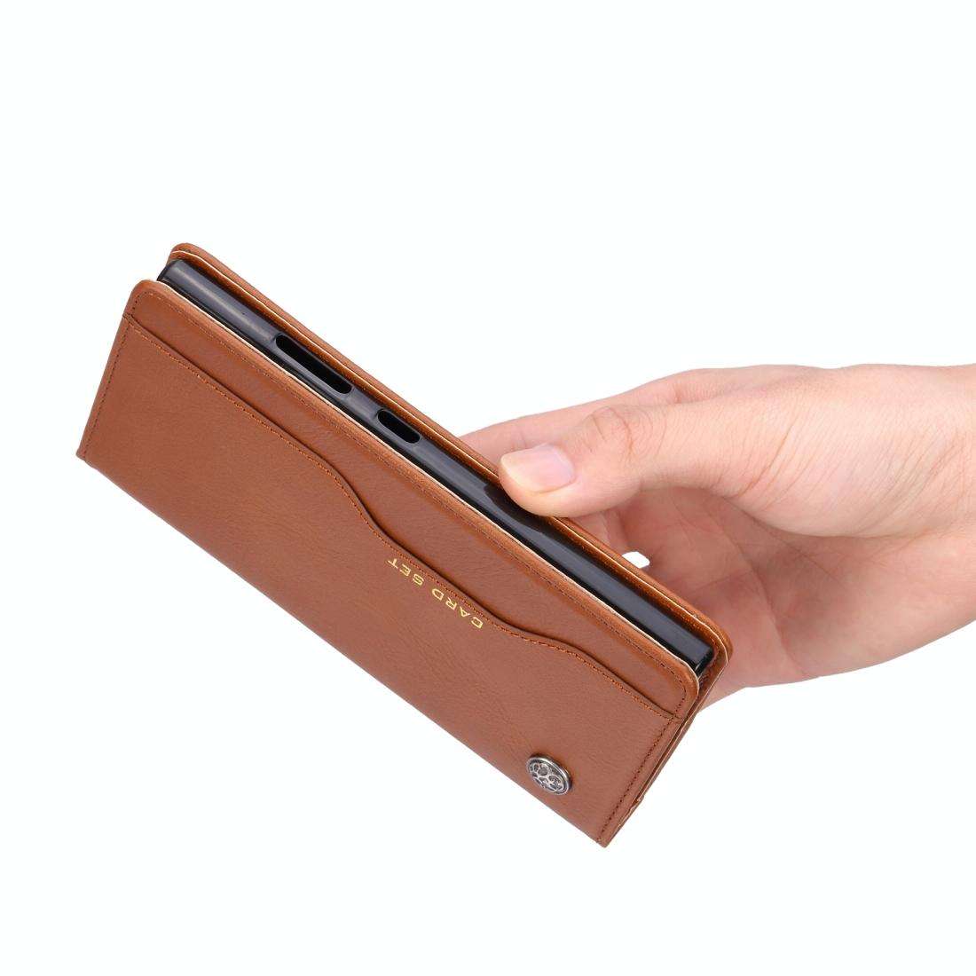 Knead Skin Texture Horizontal Flip Leather Case for Sony Xperia L2, with Photo Frame & Holder & C...