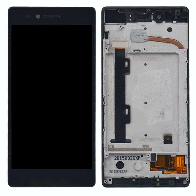 OEM LCD Screen for Lenovo Vibe Shot / Z90 Digitizer Full Assembly with Frame (Black)