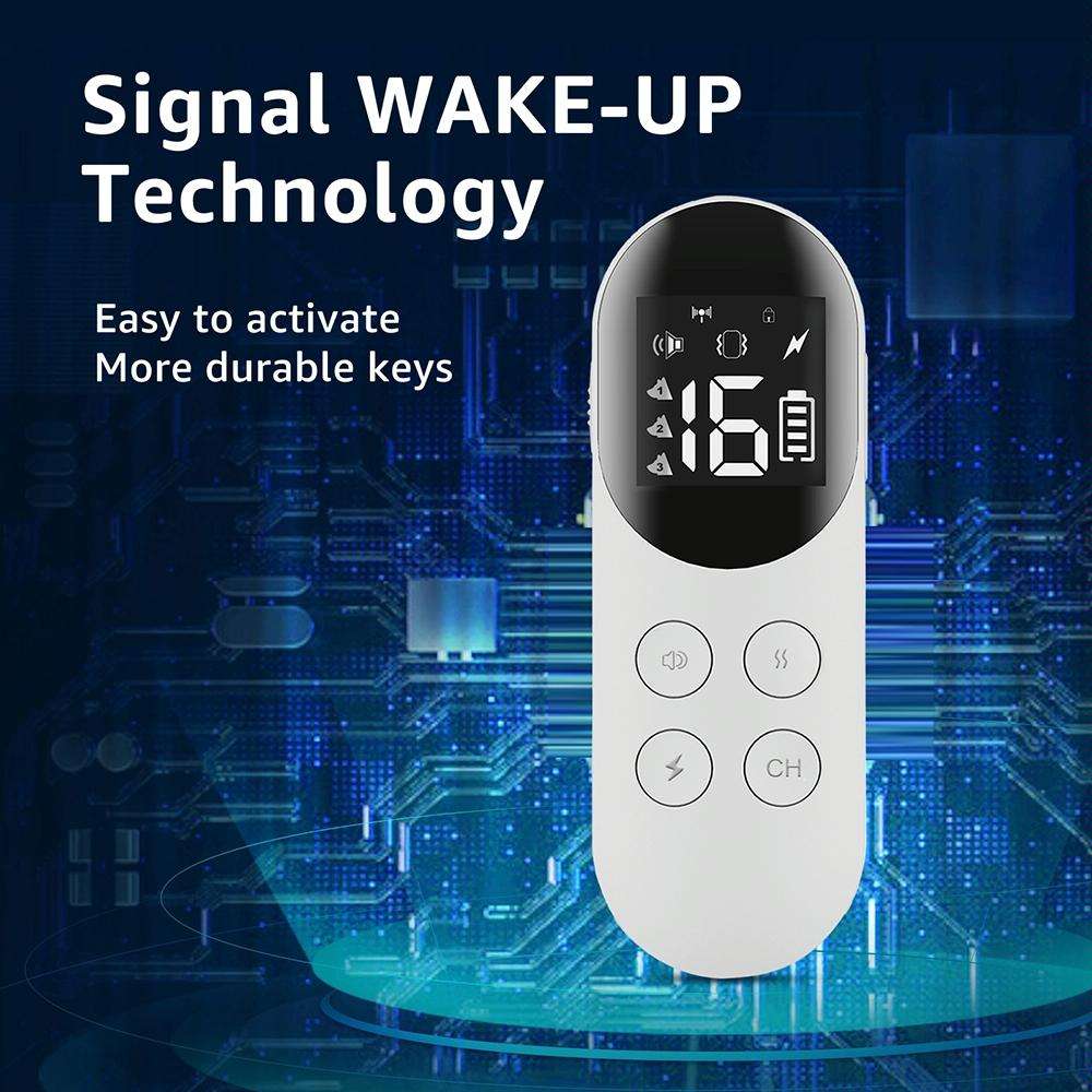 Smart Waterproof Shock Collar For Pets Remote Control Dog Training Device, Size: For-Two-Dog(White)