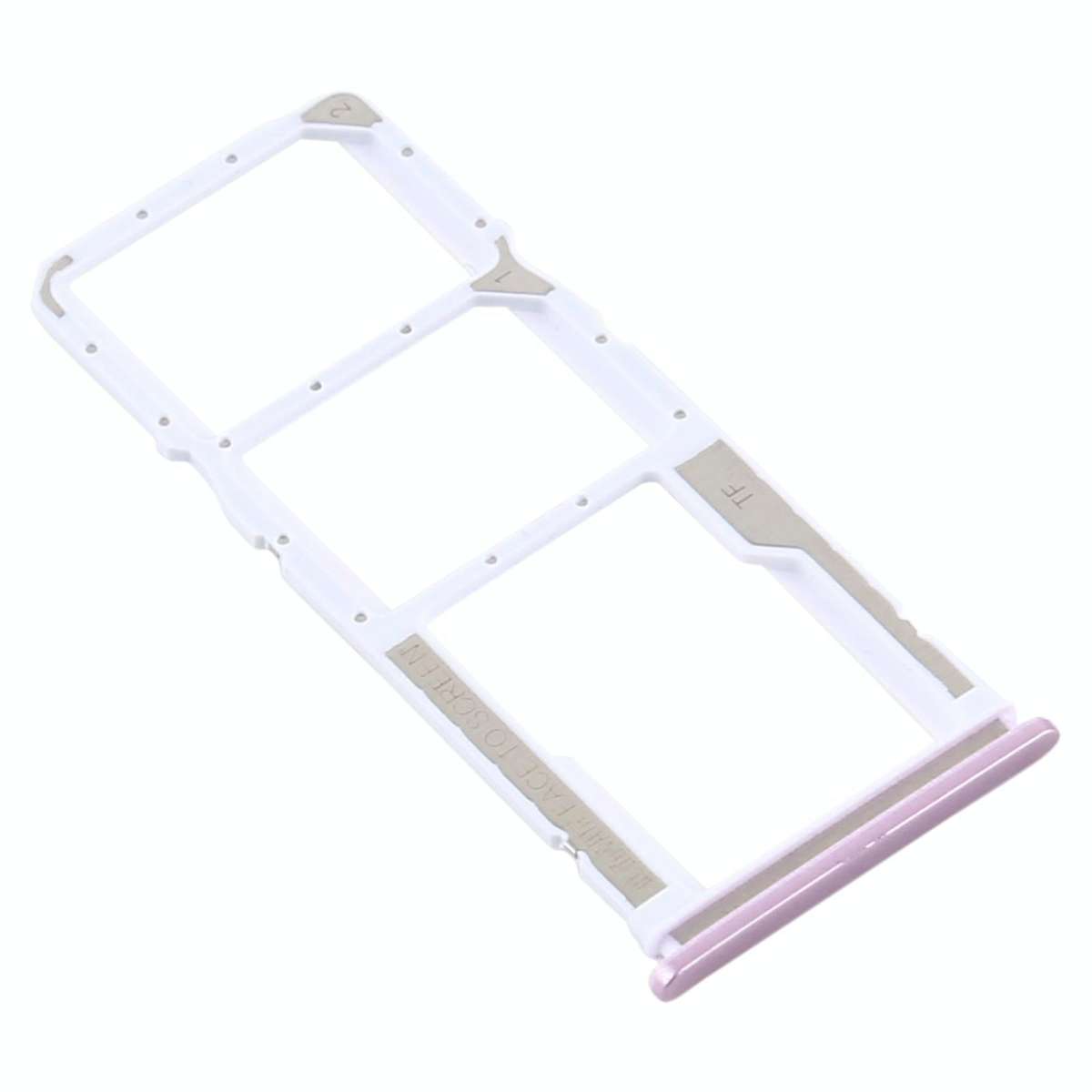 SIM Card Tray + SIM Card Tray + Micro SD Card Tray for Xiaomi Redmi 9/Poco C31(Pink)