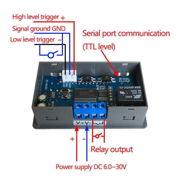 12/24V Relay Module Cycle Trigger Delay Power-Off Delay Timing Circuit Switch(PCB)