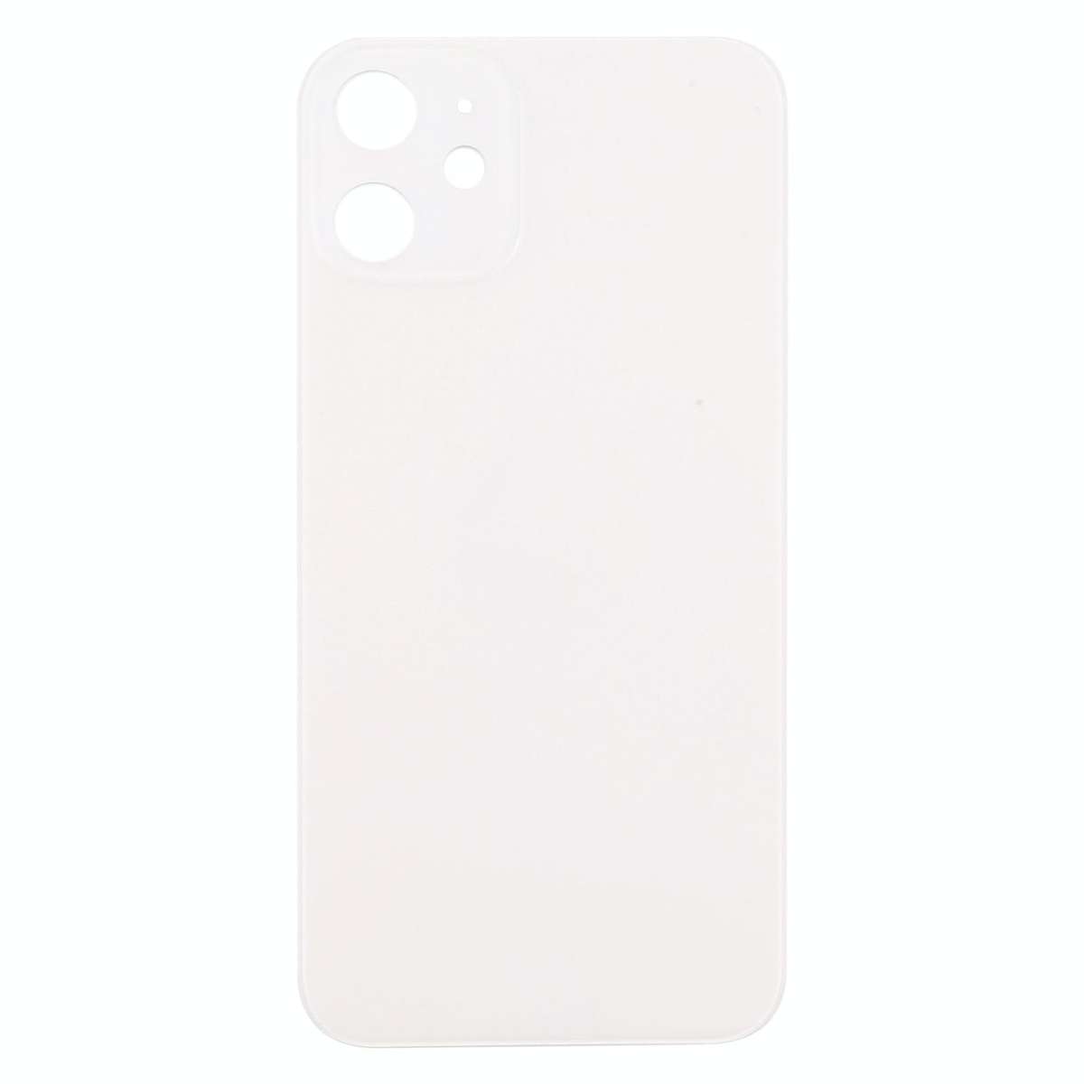 Easy Replacement Big Camera Hole Back Battery Cover for iPhone 12(White)