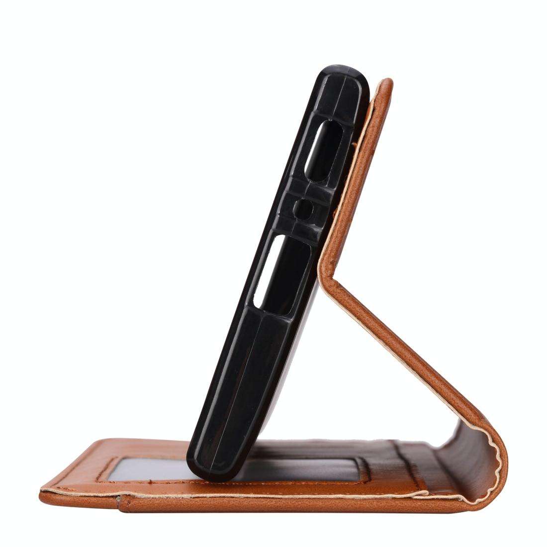 Knead Skin Texture Horizontal Flip Leather Case for Sony Xperia L2, with Photo Frame & Holder & C...