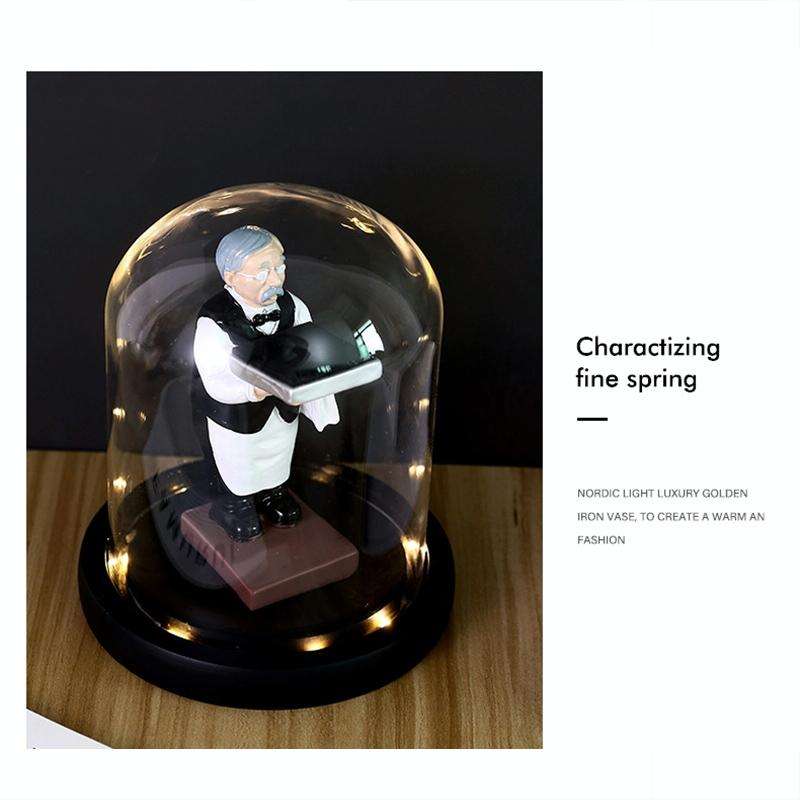 Watch Shelf Support Decorative Ornaments Watch Storage Box Display Stand, Item No.: Large Old Butler