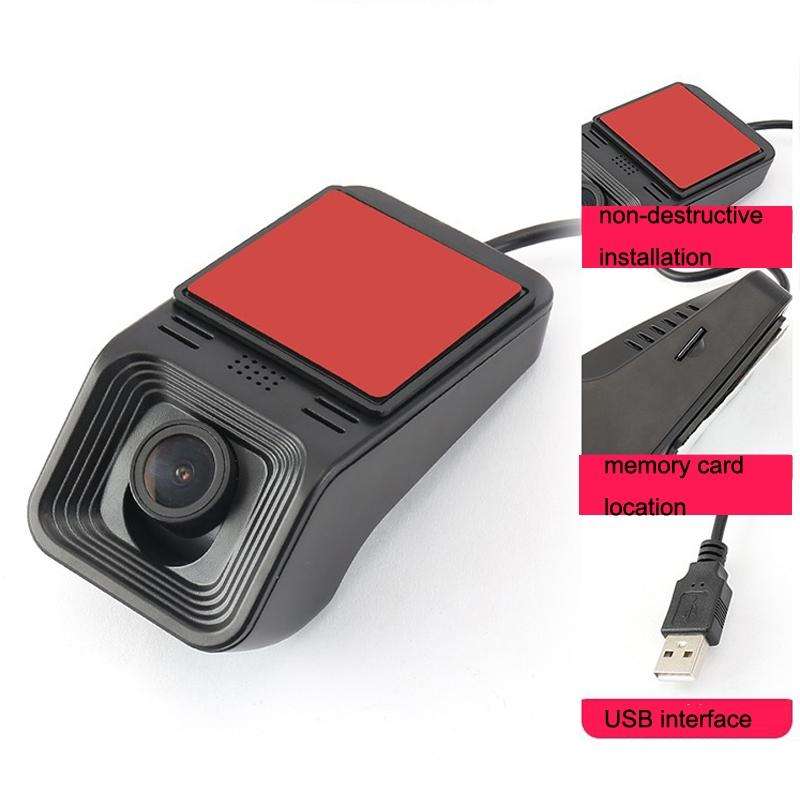 M9 Hidden Driving Recorder WiFi Phone Connecting Car Parking Monitoring 1080P HD Recorder(Without...