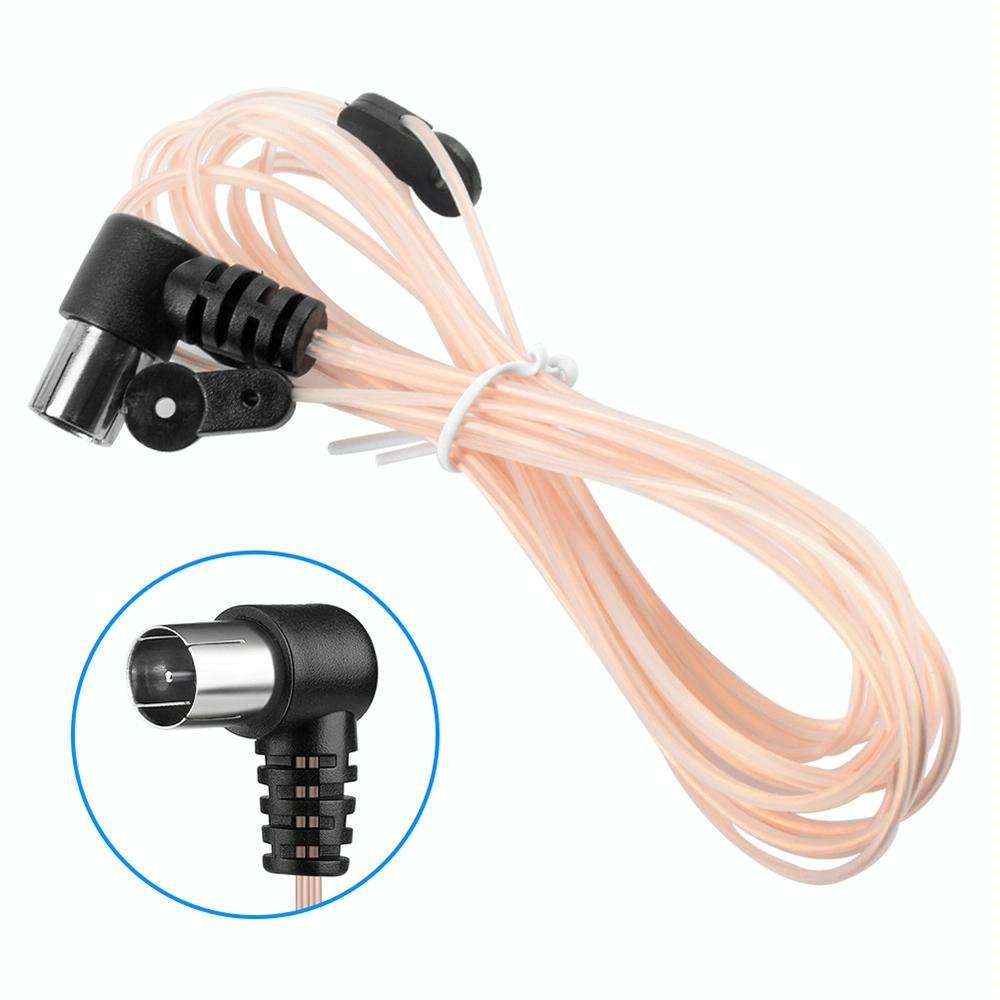 2m FM Dipole Antenna Female Plug Connector Stereo Audio Radio Receiver