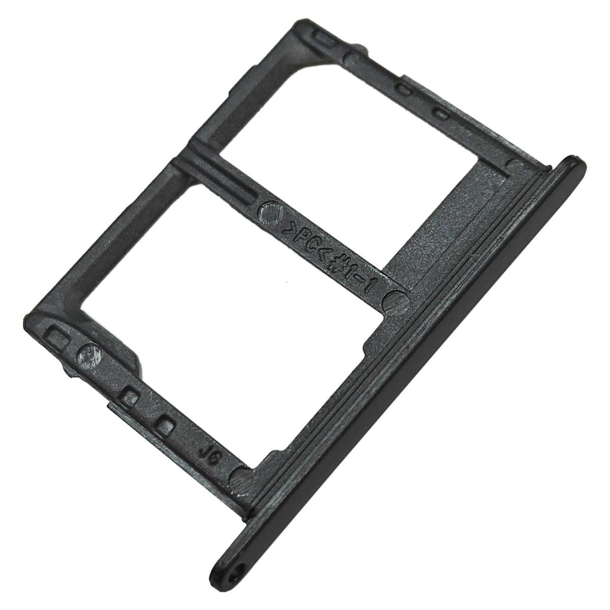 For Samsung Galaxy J4 2018 SM-J400 SIM Card Tray + SIM + Micro SD Card Tray (Black)