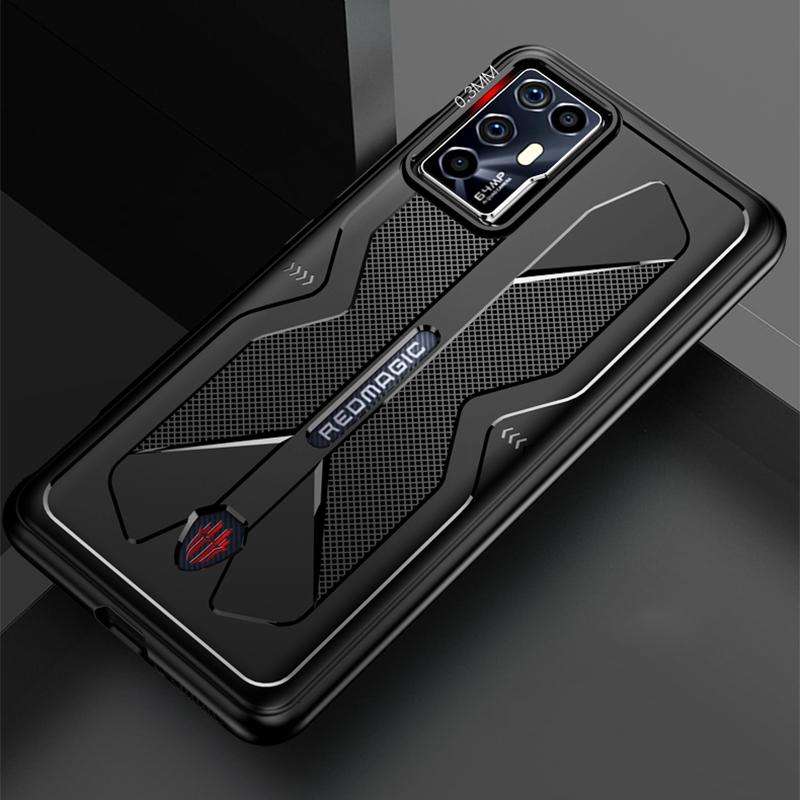 For ZTE nubia Red Magic 6R TPU Cooling Gaming Phone All-inclusive Shockproof Case(Grey)