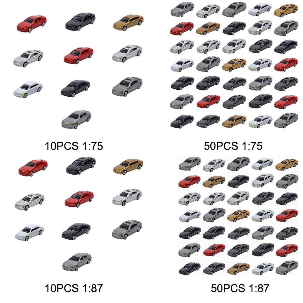 10PCS 1:87 Sand Table Model Small Car Sand Table Simulation Car