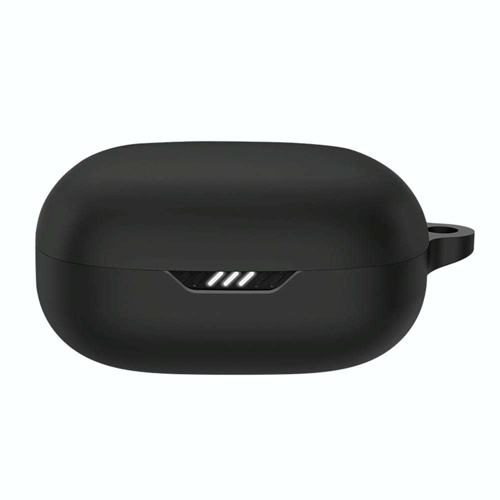 Silicone Wireless Earphone Protective Case Cover for JBL Wave 300TWS(Black)