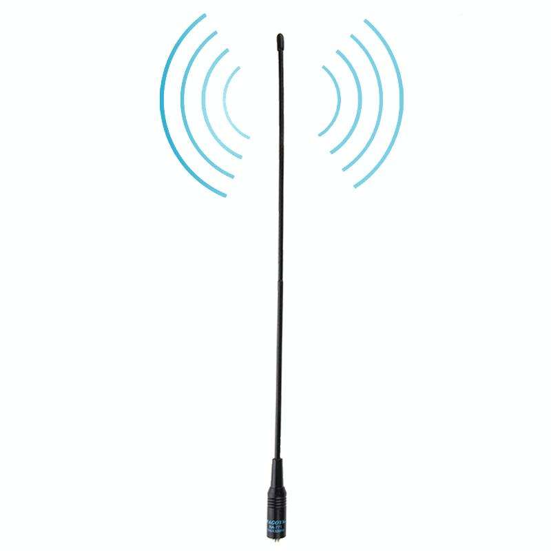 NAGOYA NA-771 144/430MHz Dual Band Flexible Spring Whip SMA-F Handheld Radio Antenna for Walkie T...