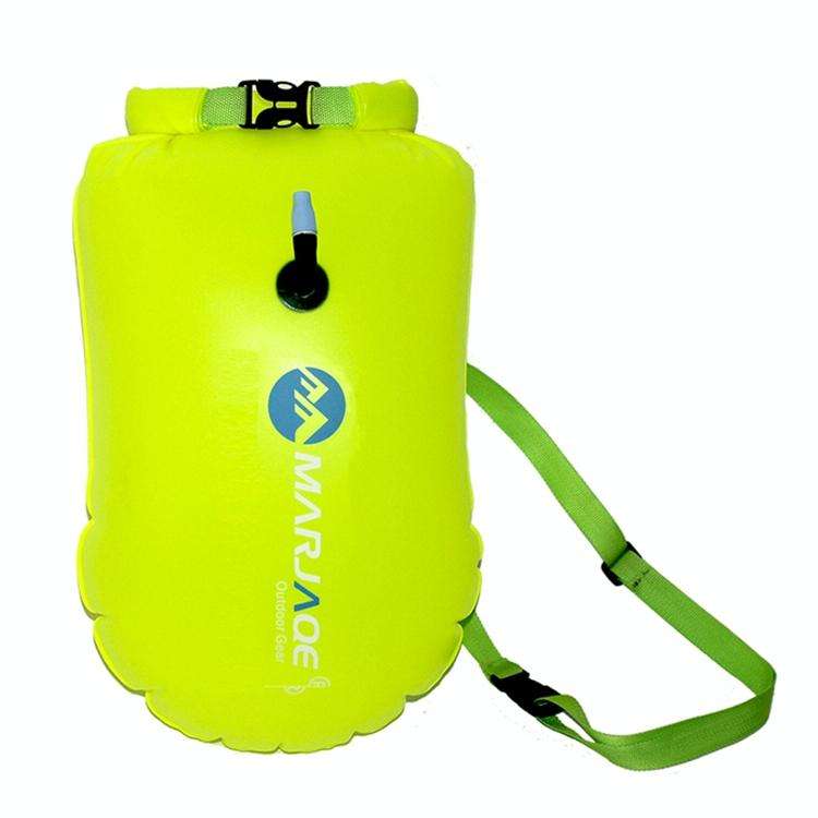 MARJAQE MR802 20L Swimming Inflatable Drift Bag Portable Outdoor Waterproof Storage Bag(Fluoresce...