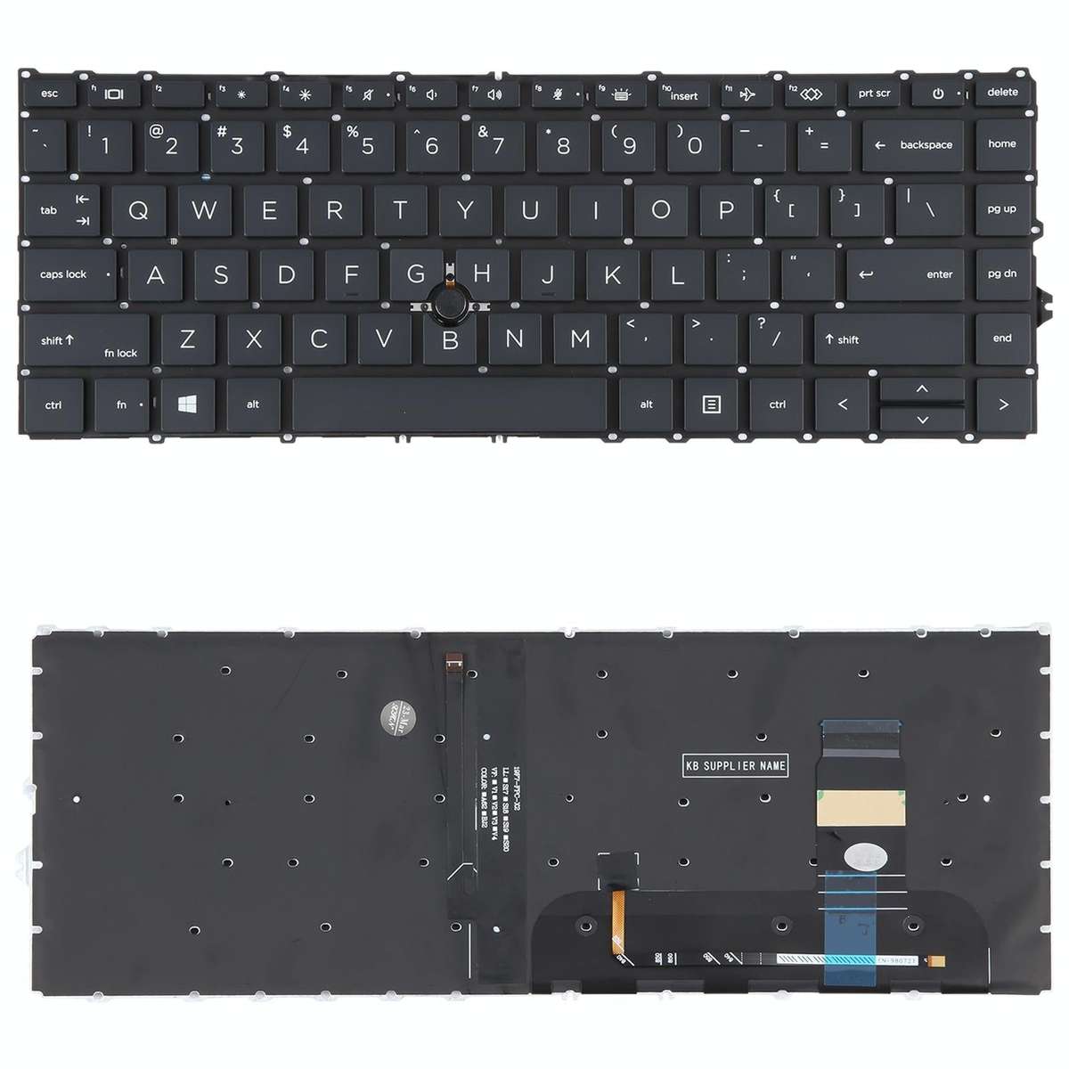 For HP Elitebook 840 G7 G8 745 G7 US Version Keyboard with Backlight and Pointing