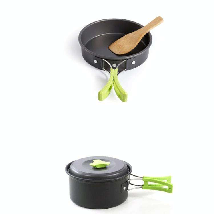 Camping cookware Outdoor cookware set(Black)