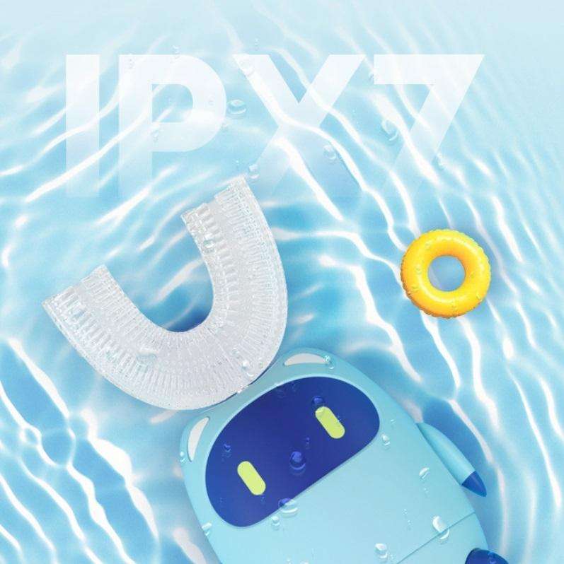 Lanbeibei Children U-Shaped Automatic Electric Toothbrush 2-6 Years Old Plus Version (Pink)