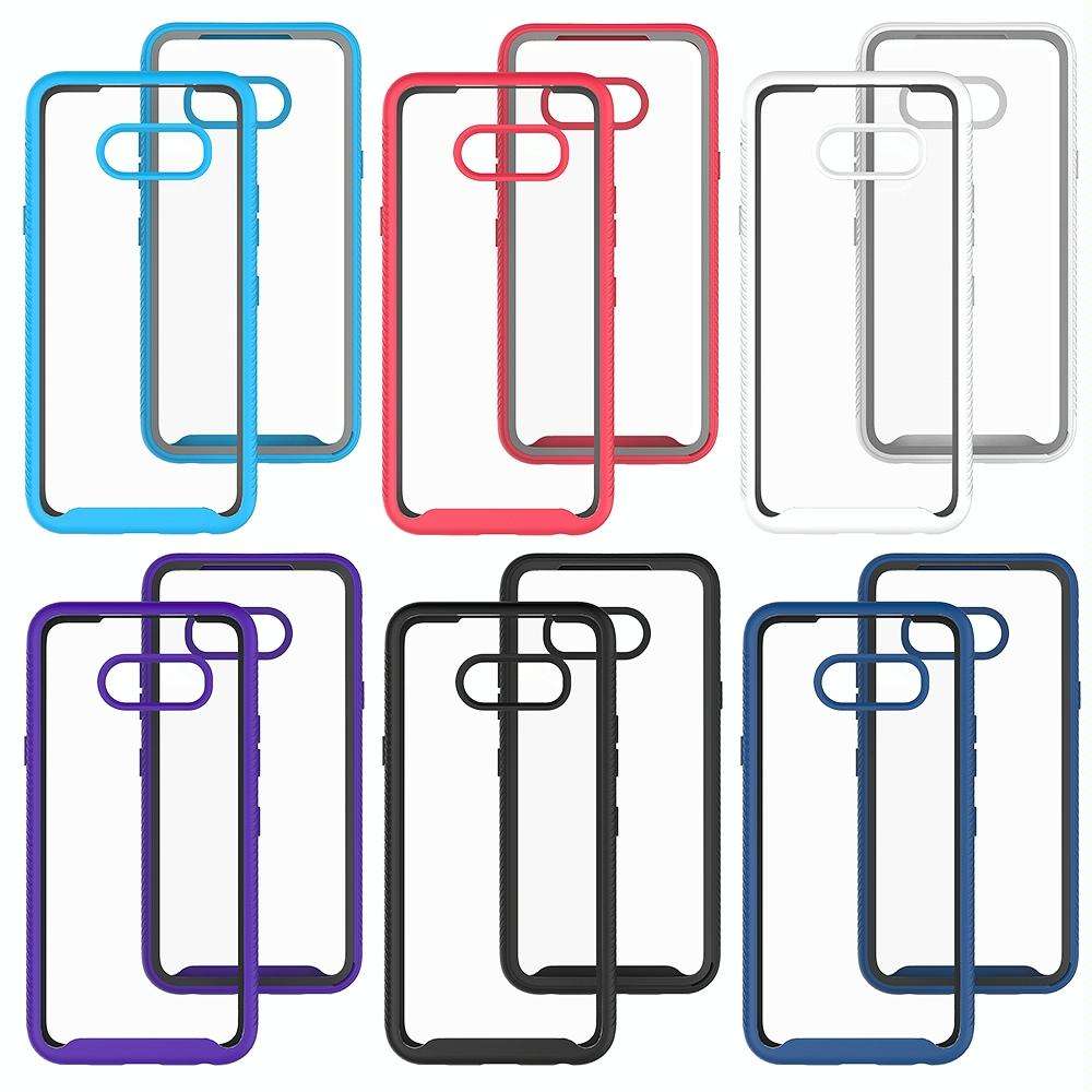 For LG V50S ThinQ 5G / G8X ThinQ Starry Sky Solid Color Series Shockproof PC + TPU Protective Cas...