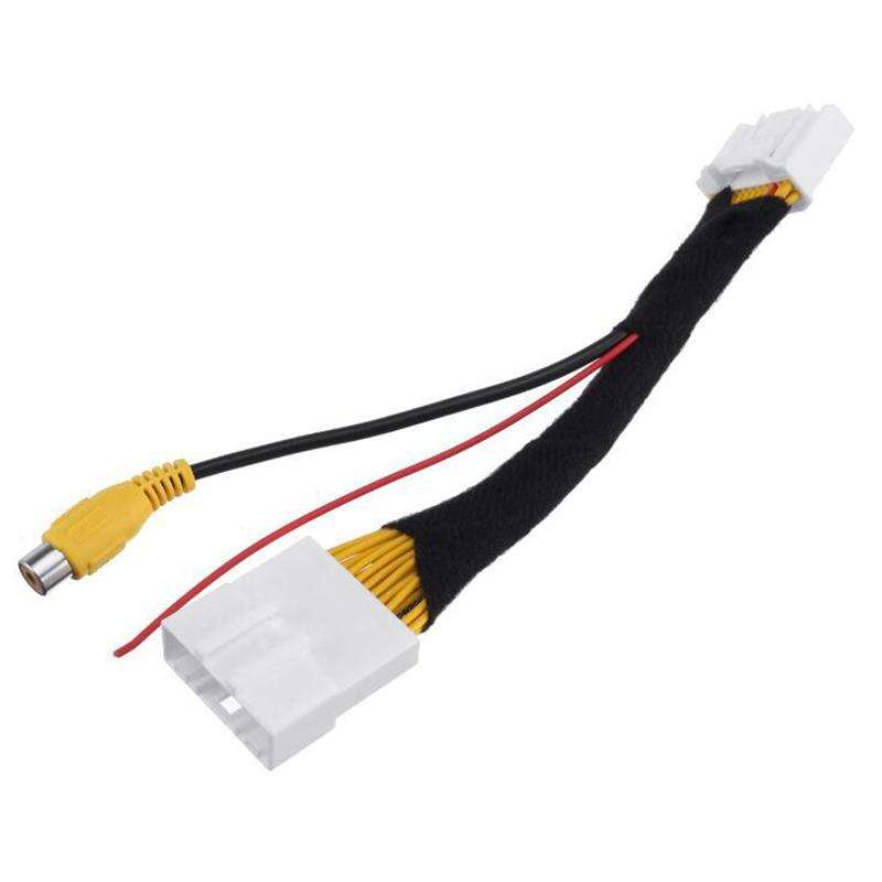 For Renault Car 24Pin Video Input Switch Reverse Parking Camera RCA Adapter Cable