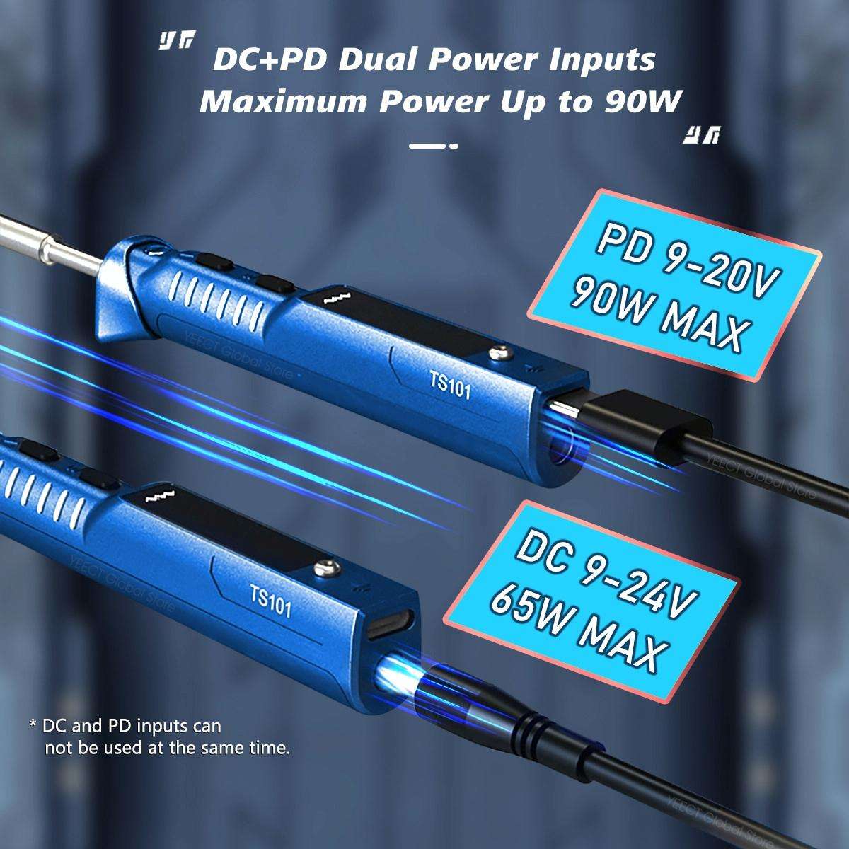 MINIWARE TS101 PD DC Soldering Iron 90W Portable Soldering Pen(With D24 Soldering Iron Head)