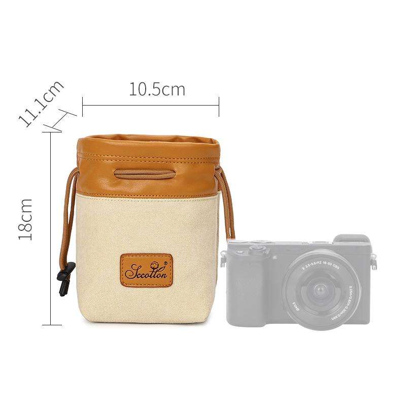 S.C.COTTON Liner Bag Waterproof Digital Protection Portable SLR Lens Bag Micro Single Camera Bag ...