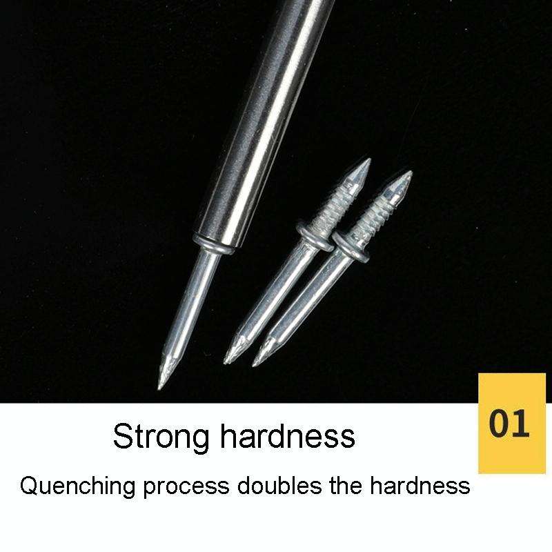 10pcs Skirting Non-Punch Markless Nails Single Headed Bi-Directional Crook Nails Bagged