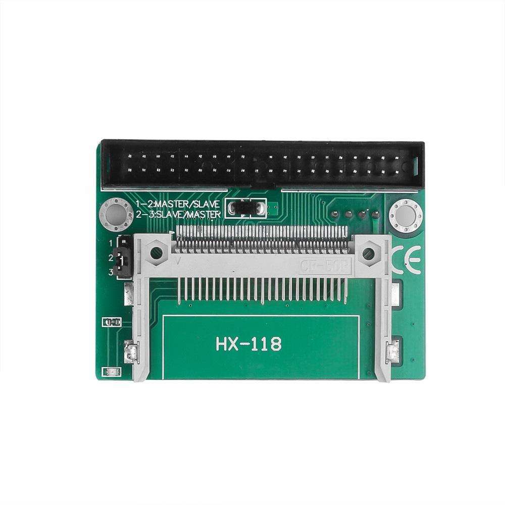 CF Card Compact Flash Card to 3.5 inch IDE 40 Pins ATA Converter Adapter(Green)