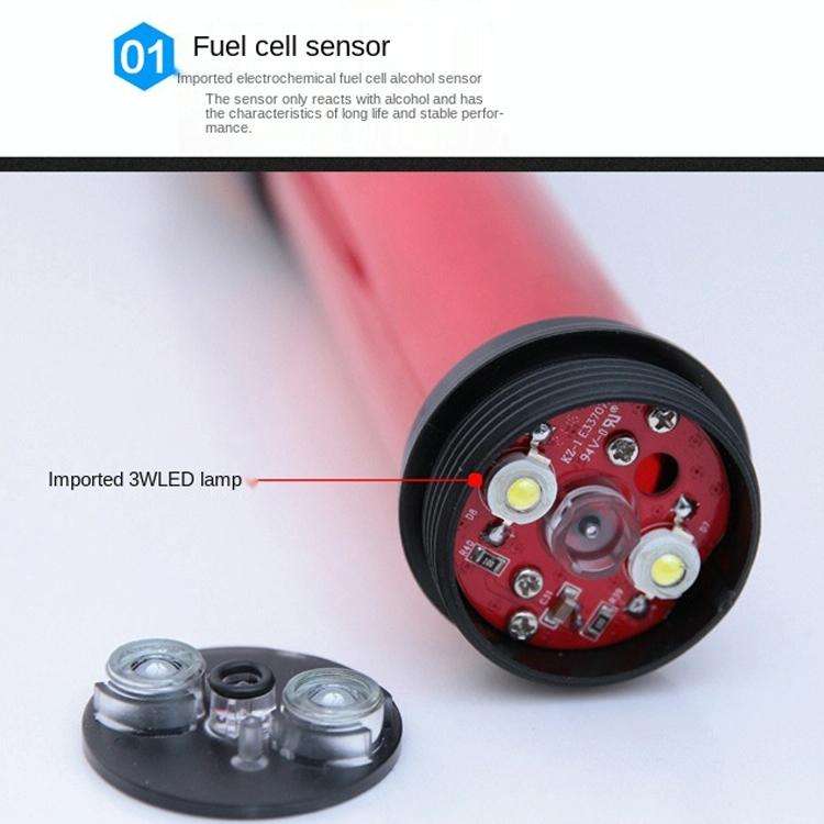 Cheetah No. 1 Alcohol Tester Blowing Baton Alcohol Tester With Flashlight FunctionCN Plug
