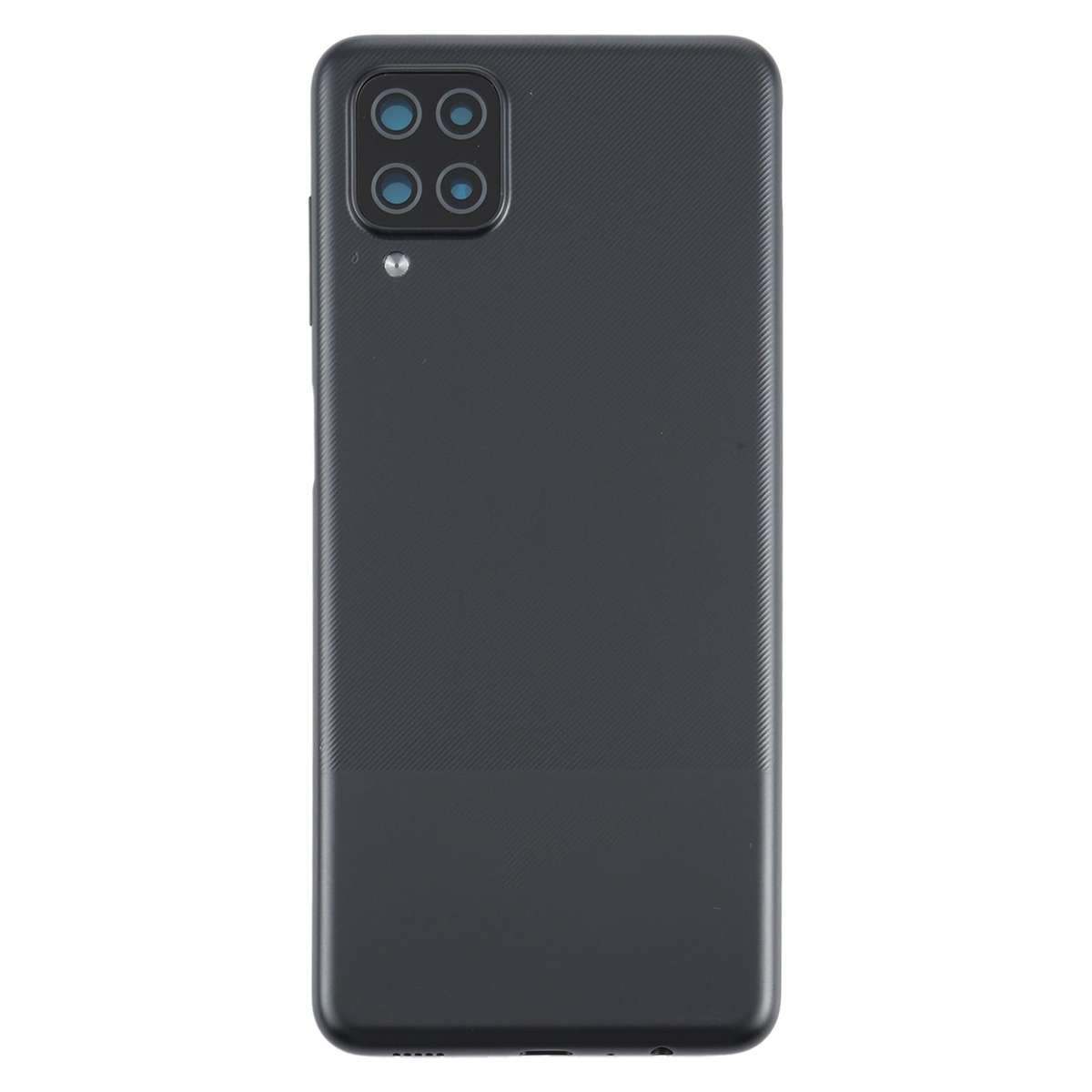 For Samsung Galaxy A12 Battery Back Cover (Black)
