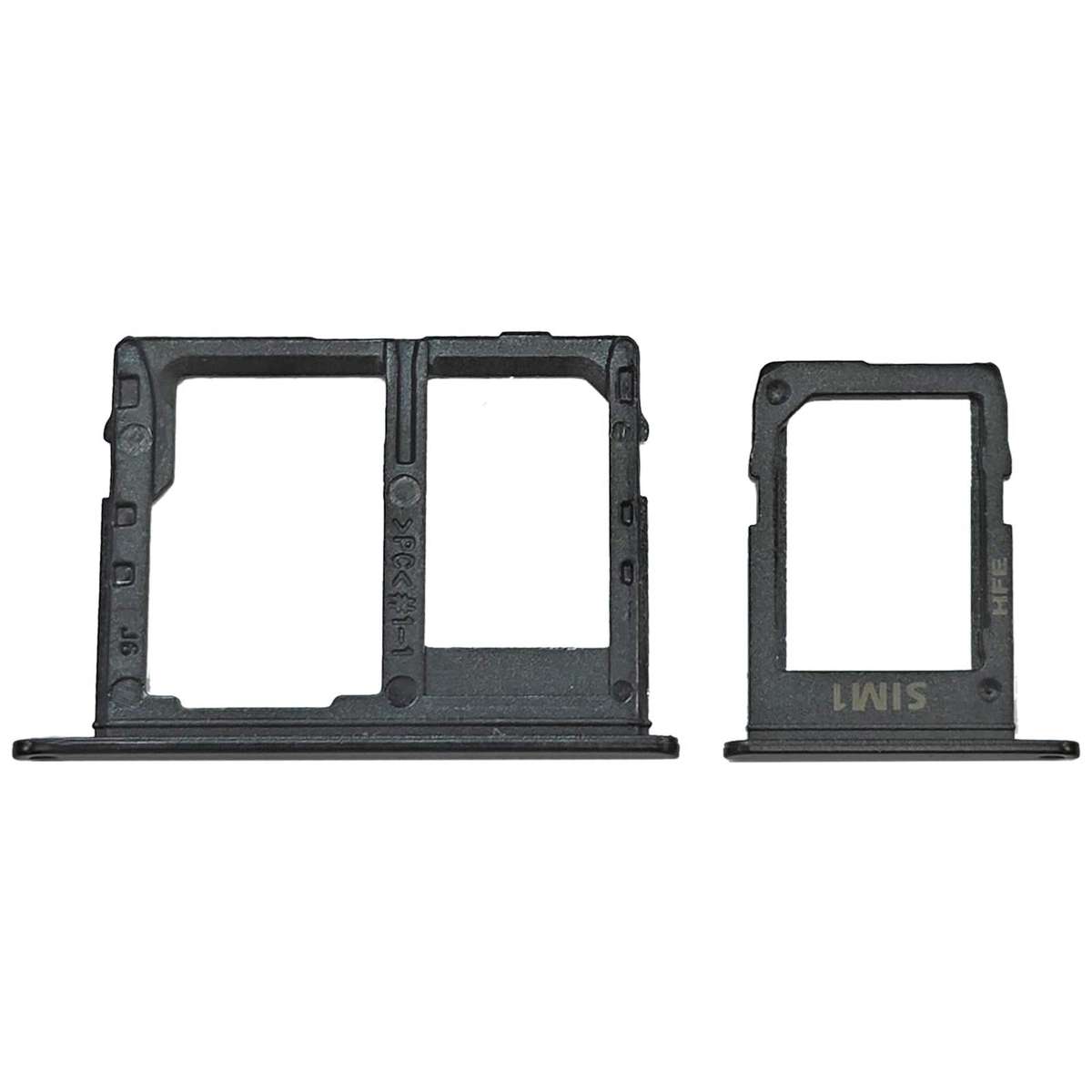 For Samsung Galaxy J4 2018 SM-J400 SIM Card Tray + SIM + Micro SD Card Tray (Black)