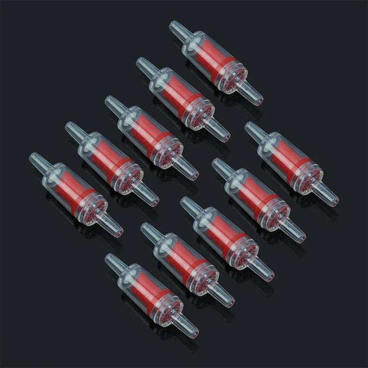 10 PCS Inline Check Valves for Fish Tank Air Pump, Interface: 4mm