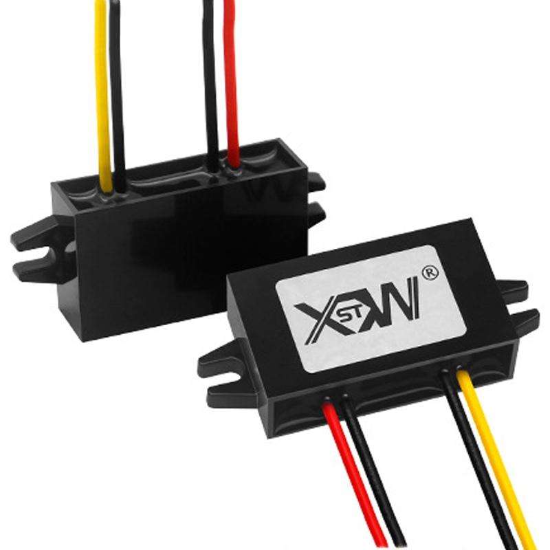XWST DC 12/24V To 5V Converter Step-Down Vehicle Power Module, Specification: 12V To 5V 1A Small ...