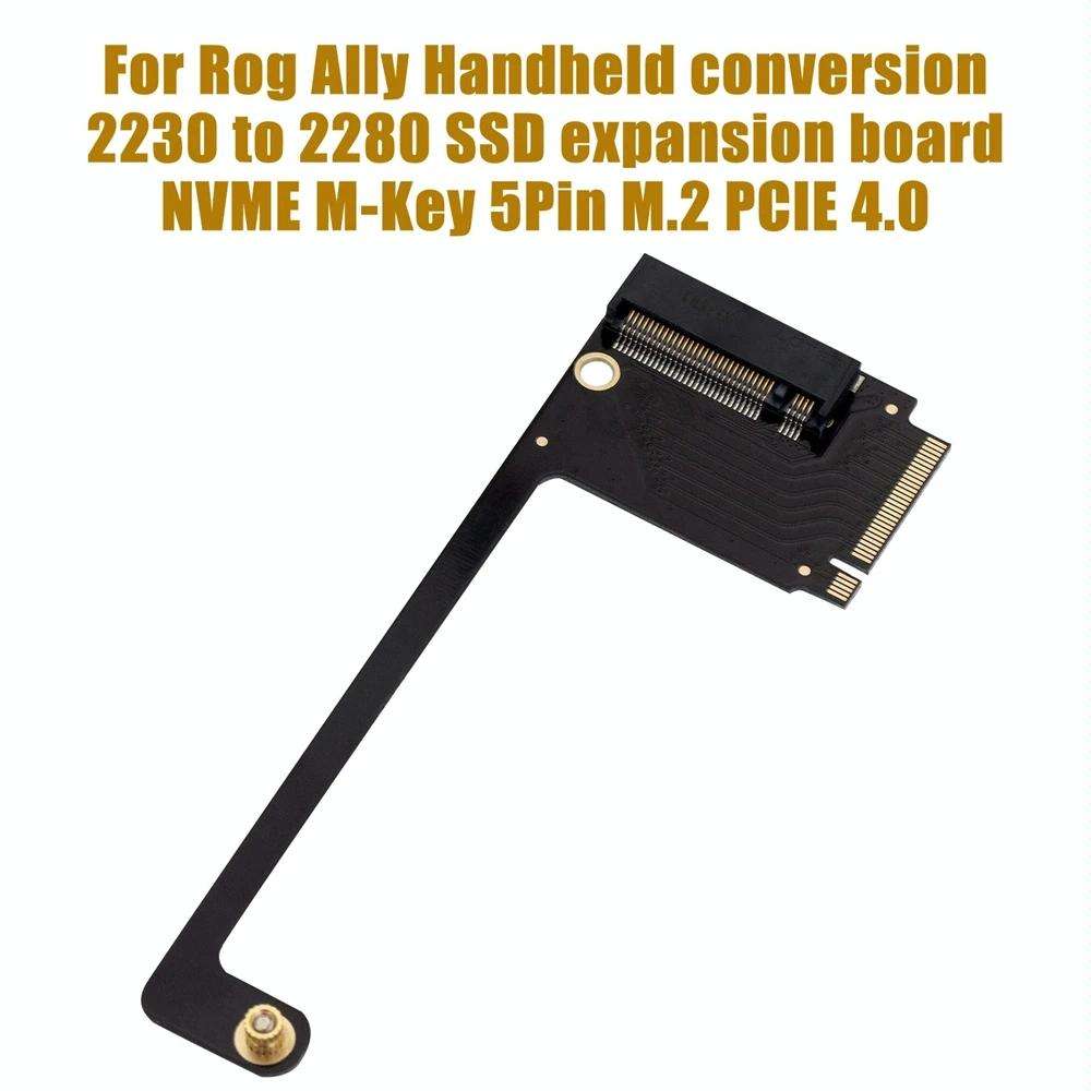 For ASUS Rog Ally Modified M2 Hard Drive PCIE4.0 Riser Card, Spec: Long