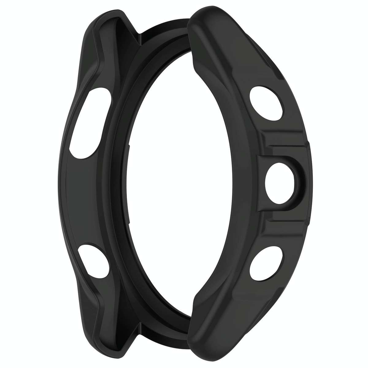 For Garmin Forerunner 965 Armor Hollow Watch Protective Case(Black)