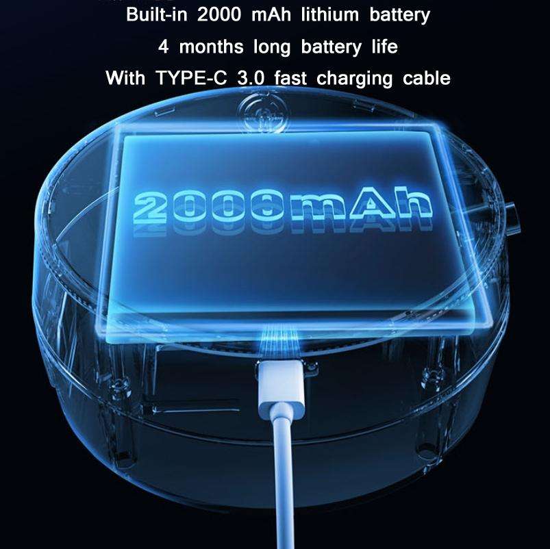 W1 Wall-Mounted Smart Infrared Sensor USB Charging Foam Soap Dispenser(Black)