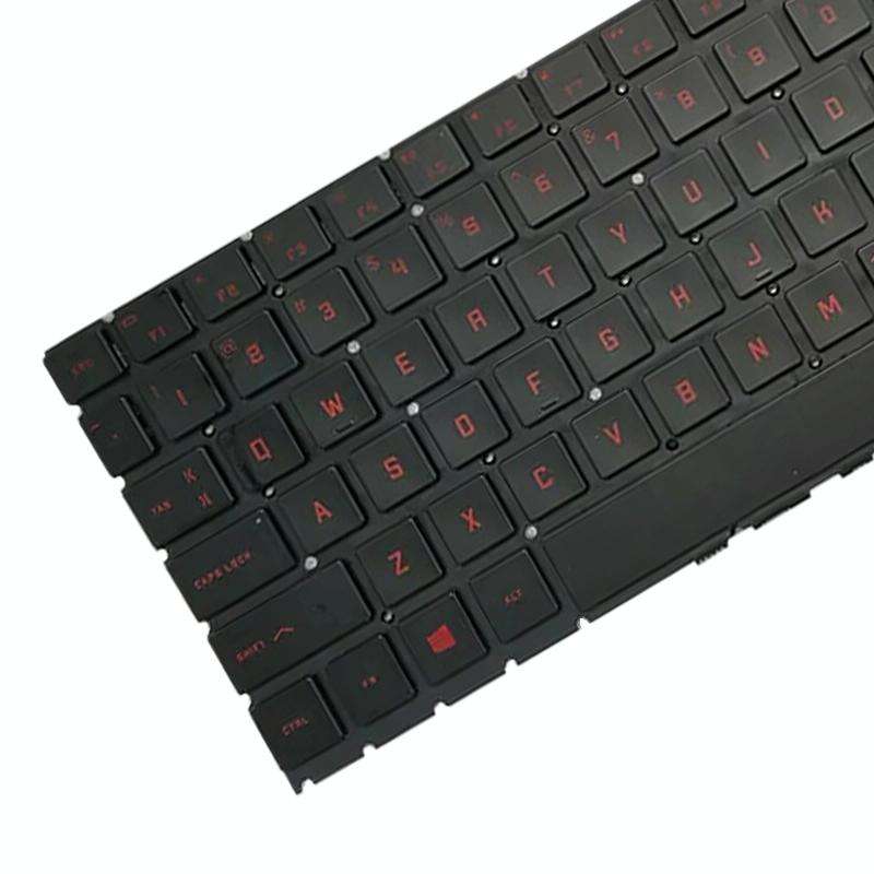 For HP Omen 15-EK 15-EK0019NR 15-EN 15-EN0013DX TPN-Q236 Laptop Keyboard (Red)