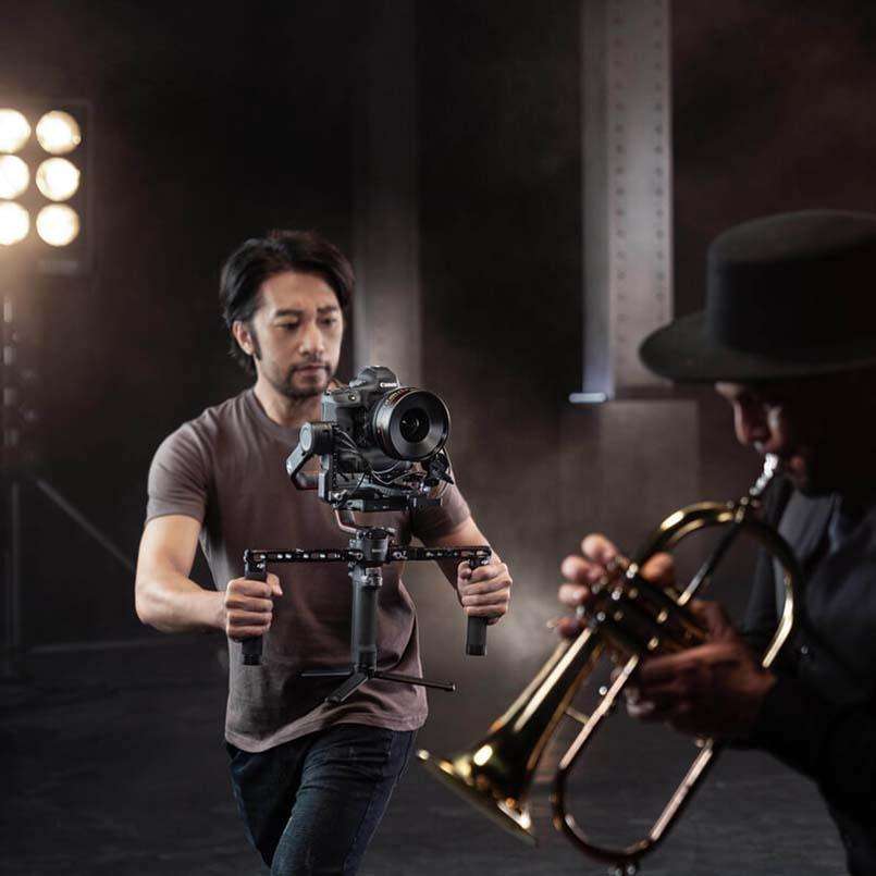 Original DJI RS 3 Adjustable Angle Anti-shake Shock Absorption Stabilized Gimbal