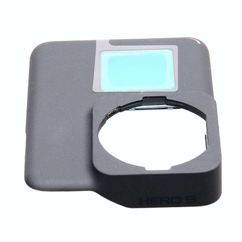 For GoPro HERO5 Front Cover Faceplate Frame Housing Repair Part(Black)