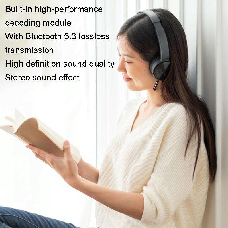 M416 Car Bluetooth Receiver Player Audio Receiver Adapter AUX Converter(Black)