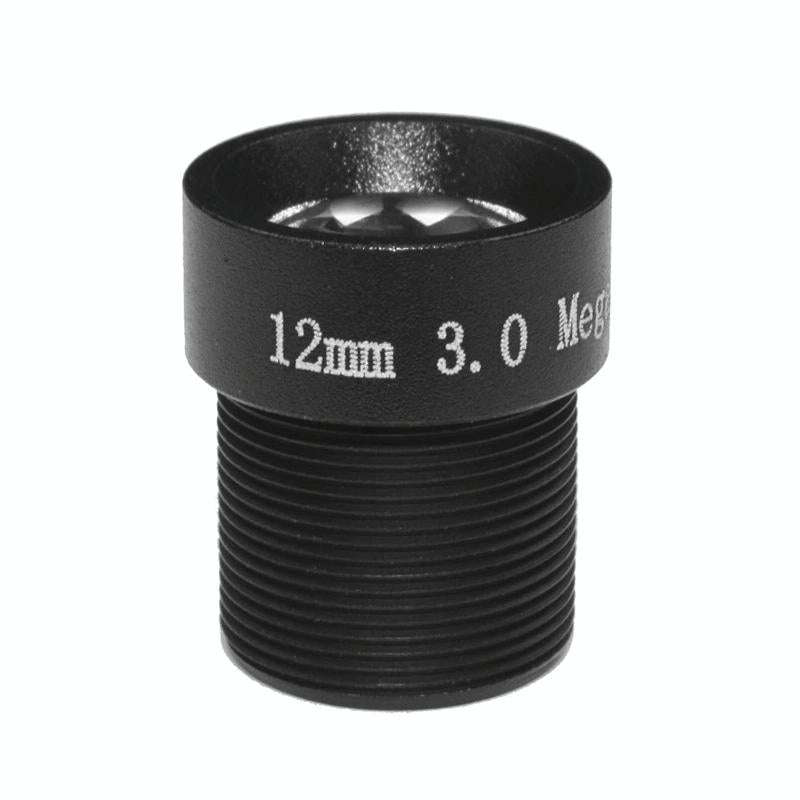 Weesee 3MP 12mm M12 26.2 Degree Horizontal Viewing Angle, F2.0 Fixed Lris IR Board CCTV Lens for ...
