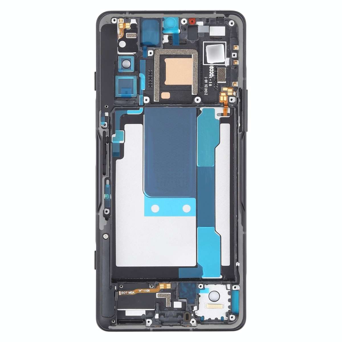 Middle Frame Bezel Plate for Xiaomi Redmi K40 Gaming / Poco F3 GT(Black)