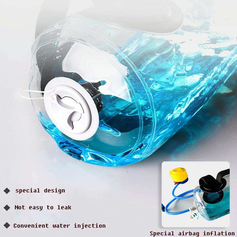 Weight-Bearing Fitness Water Bag Adjustable Water Power Bag Portable Water Injection Weightliftin...