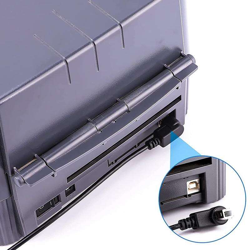 USB 2.0 Type-B Male to Female Printer / Scanner Extension Cable for HP, Dell, Epson, Length: 50cm...