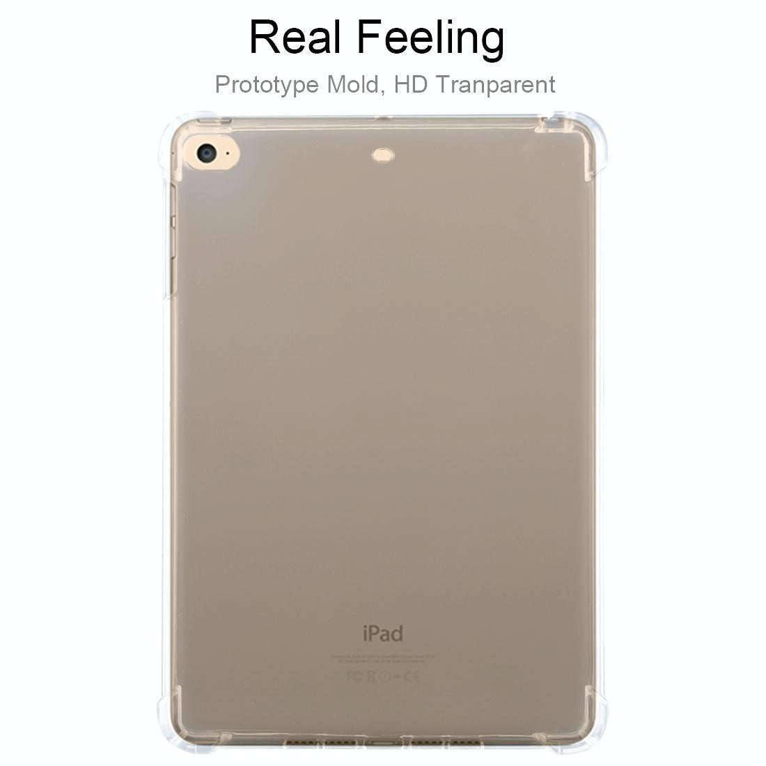 For iPad Mini 4 / 3 / 2 / 1 3mm Four Corners Shockproof Transparent Protective Case